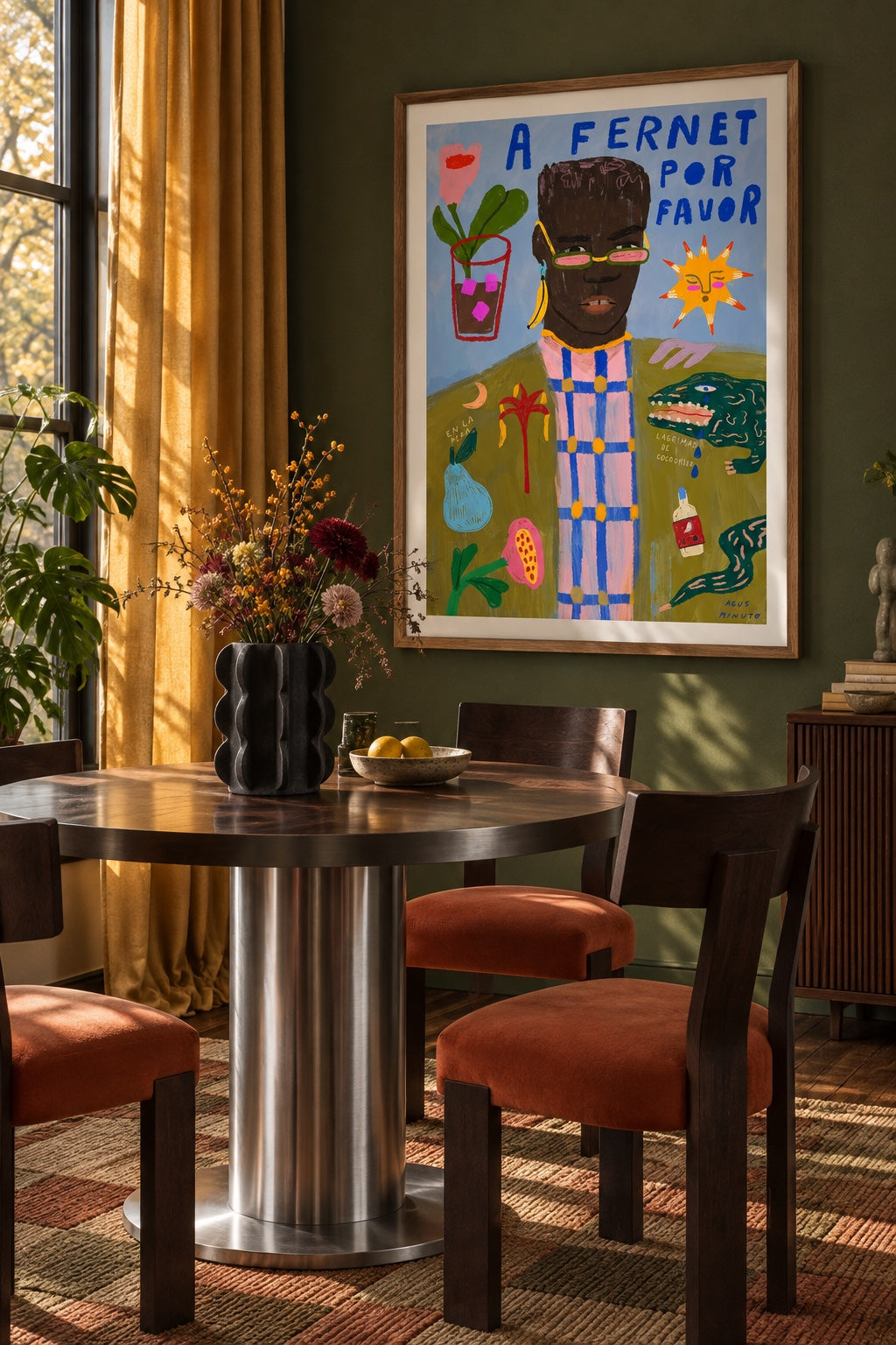 Fernet by Agus Minuto in an editorial interior