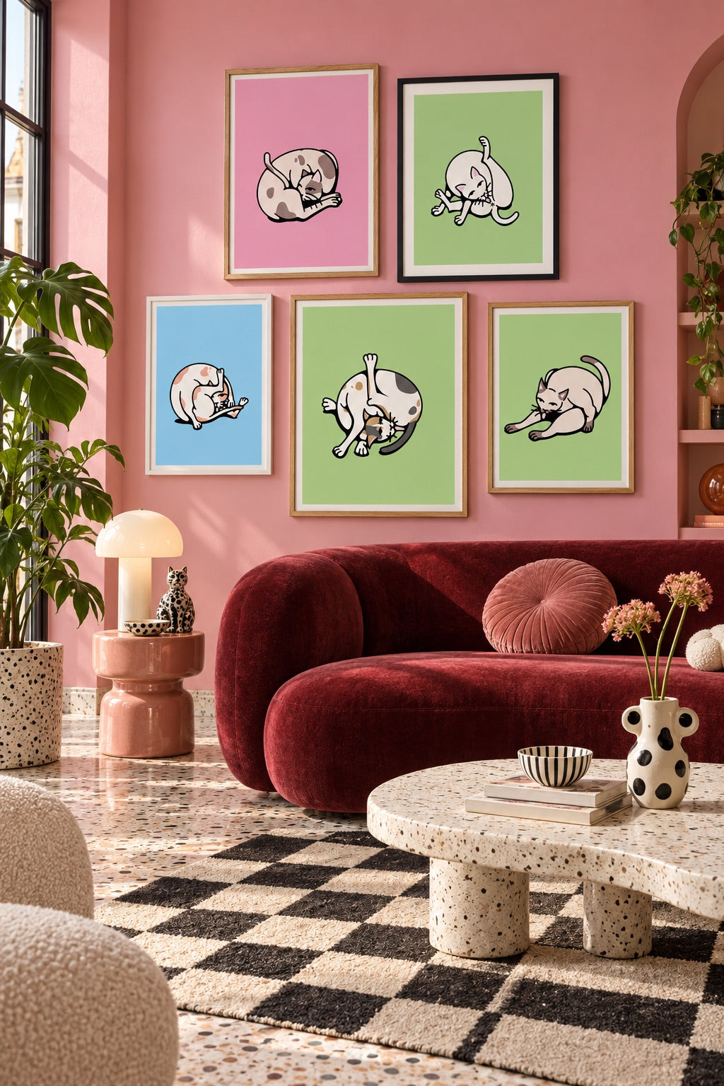 Framed art by Johnny Bones