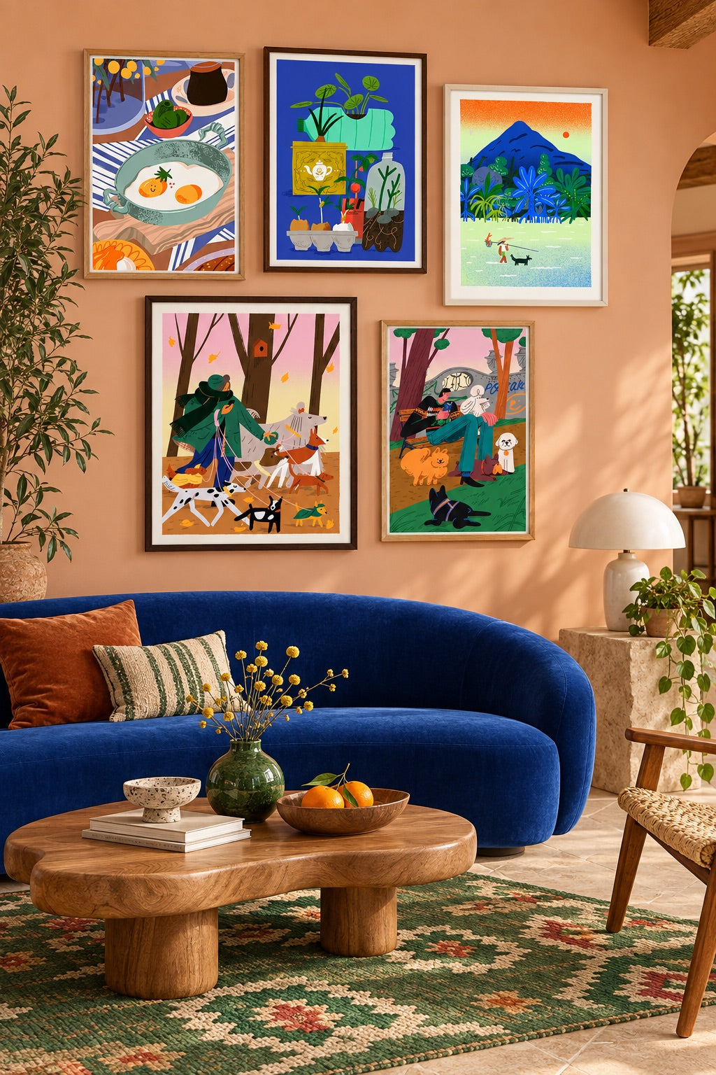 Framed art by Khadia Ulumbekova