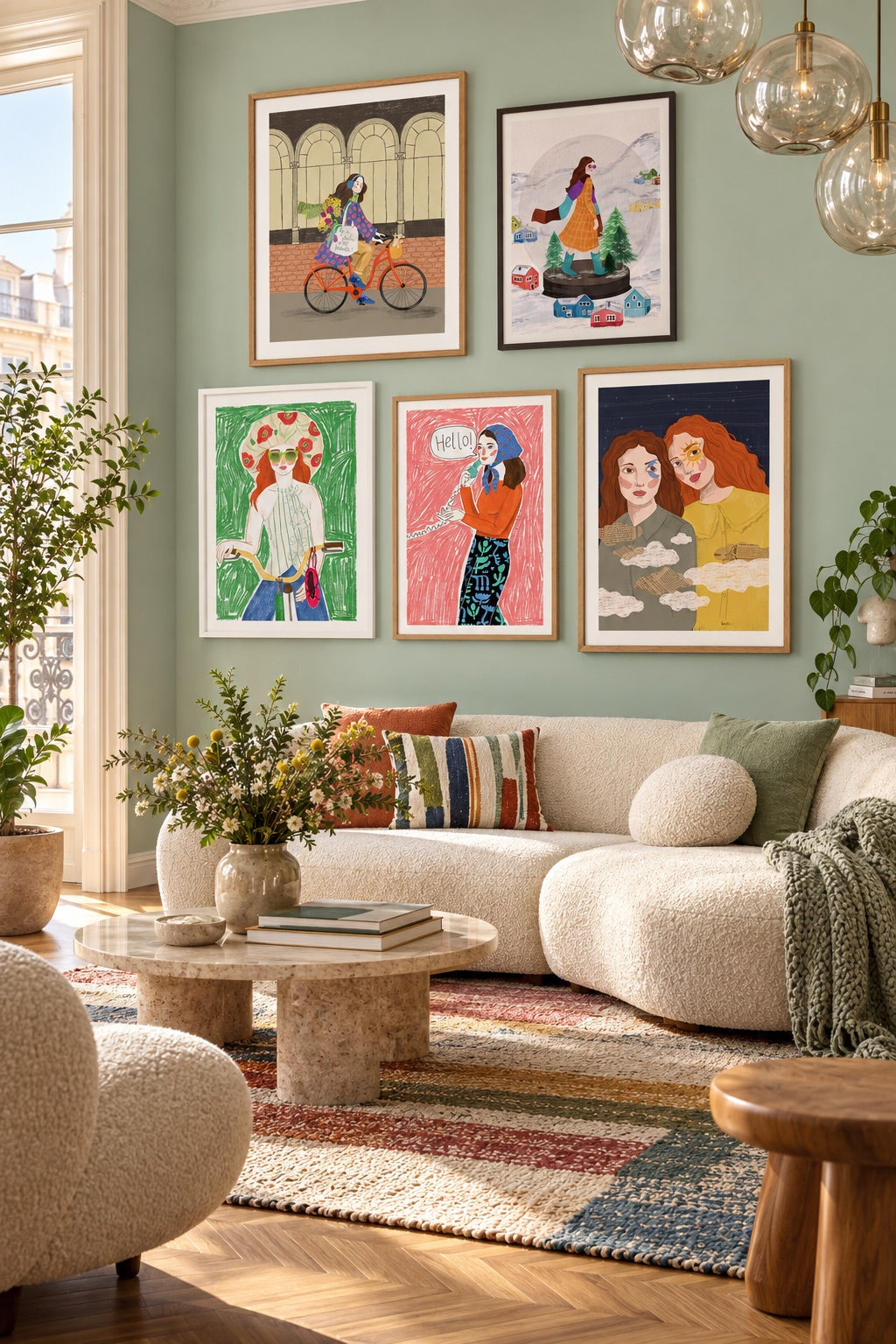Framed art by Maria Jesús Delgado